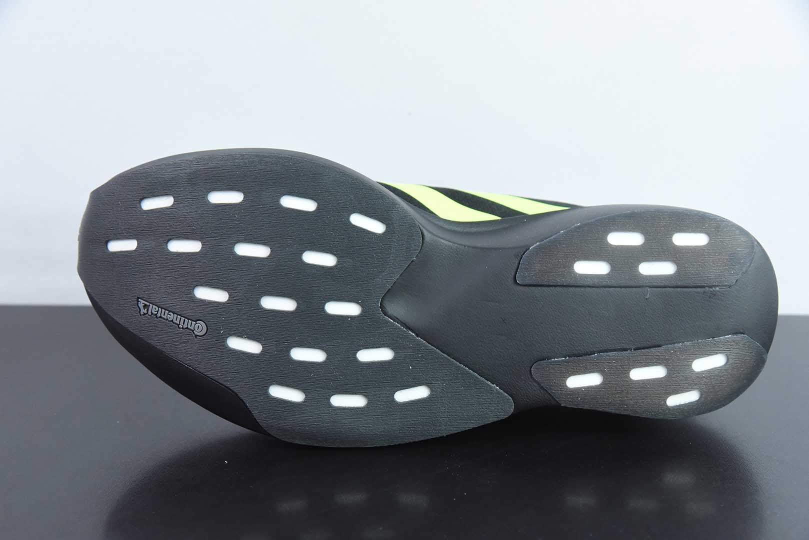 阿迪达斯Adidas Adizero Evo SL阿迪黑绿超轻透气缓震跑鞋纯原版本 货号：JR3420