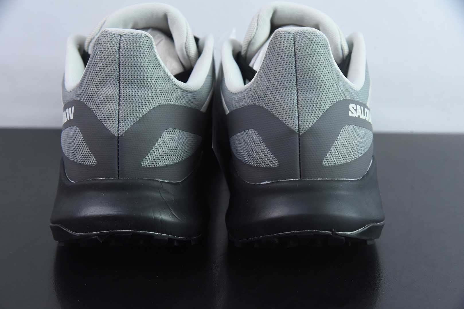 萨洛蒙SALOMON ULTRA FLOW GORE-TEX 男款灰黑色舒适时尚防滑耐磨低帮越野跑步鞋纯原版本 货号：476927