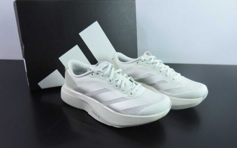 阿迪达斯Adidas Adizero Evo SL阿迪薄荷绿超轻透气缓震跑鞋纯原版本 货号：JR5840