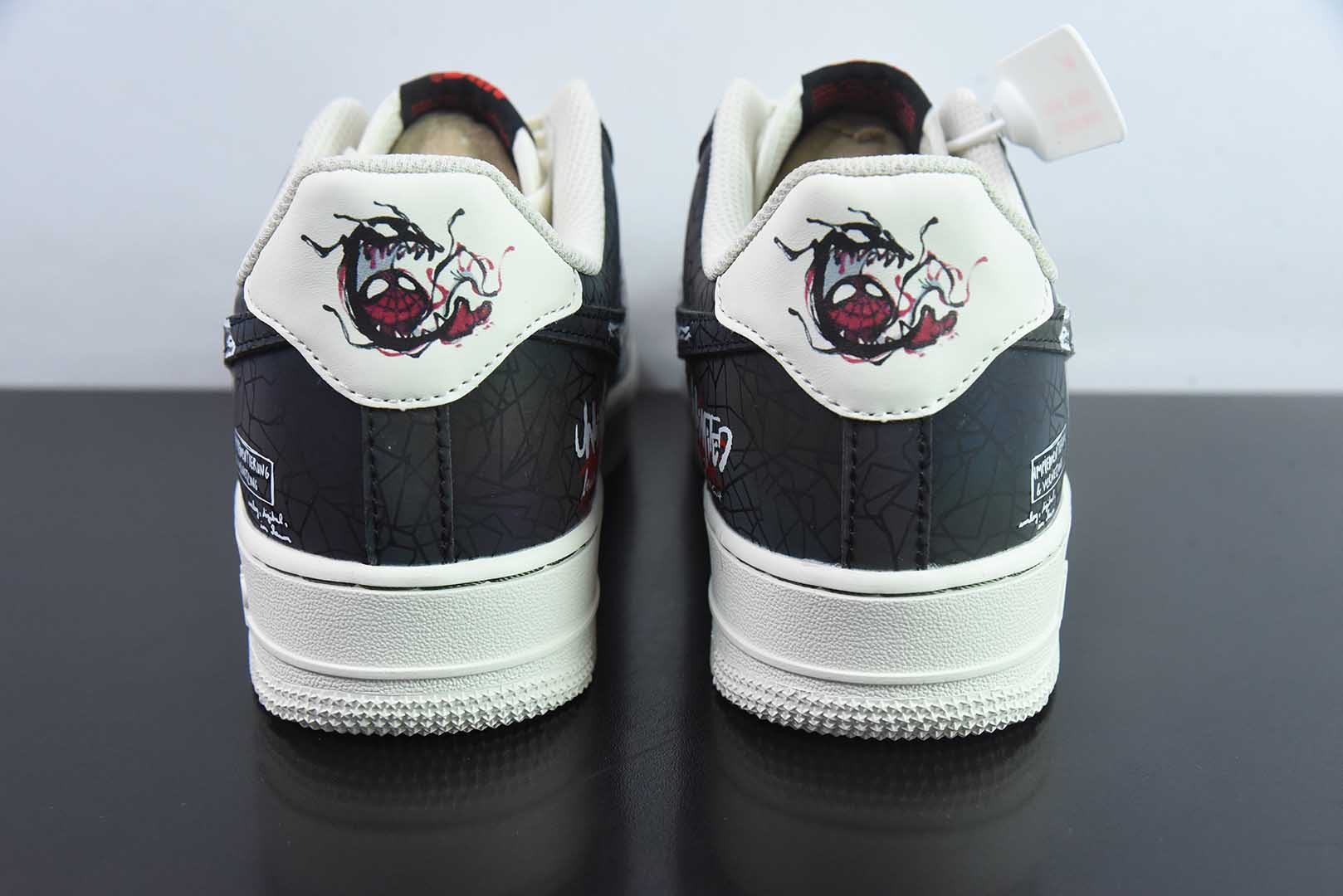 耐克Nike Air Force 1'07 Low Happy To End 快乐至死涂鸦空军一号低帮休闲板鞋纯原版本 货号：DY2032-320