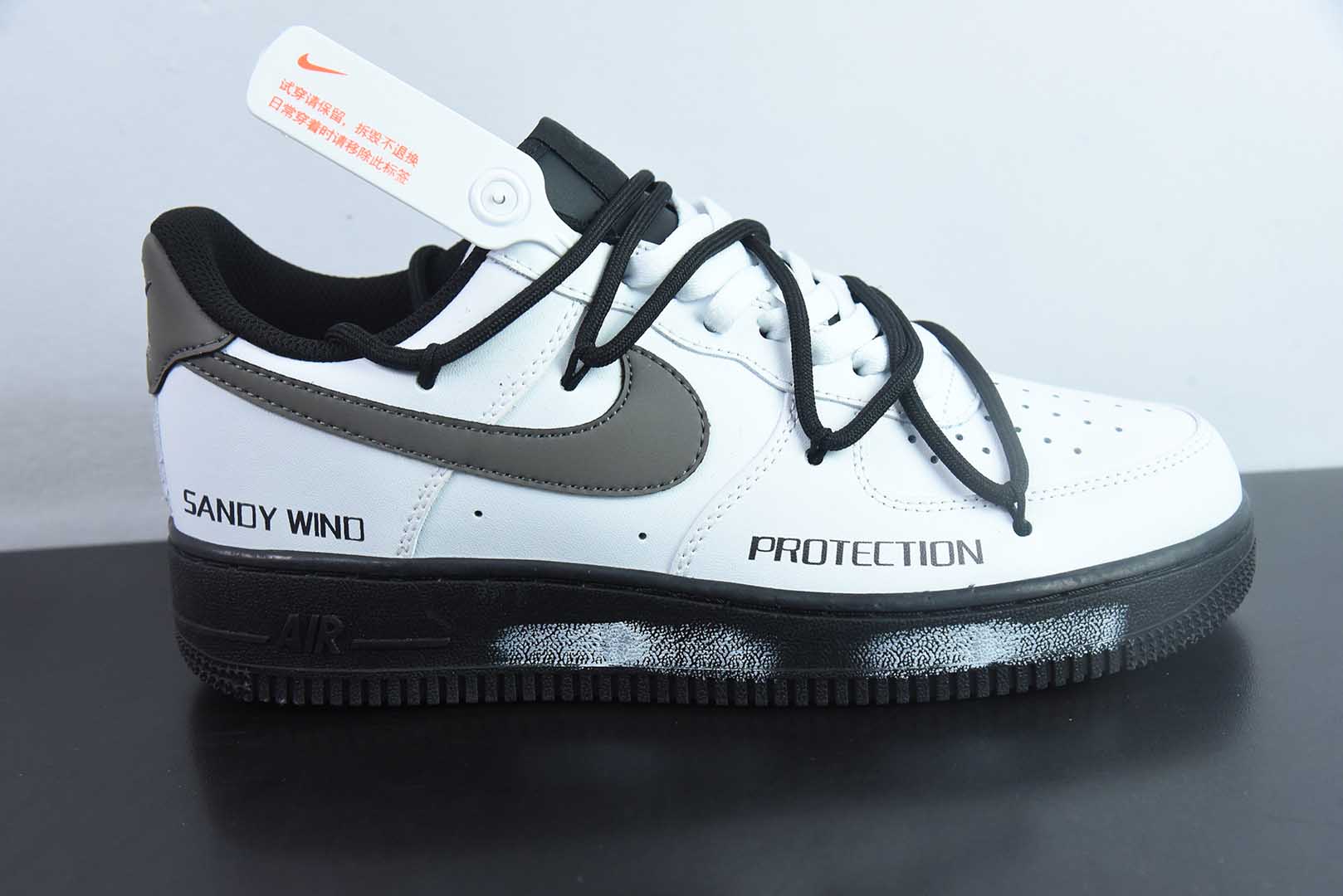 耐克Nike Air Force 1 Low 奢香水榭解构绑带空军一号低帮休闲板鞋纯原版本 货号：ZH0316-086