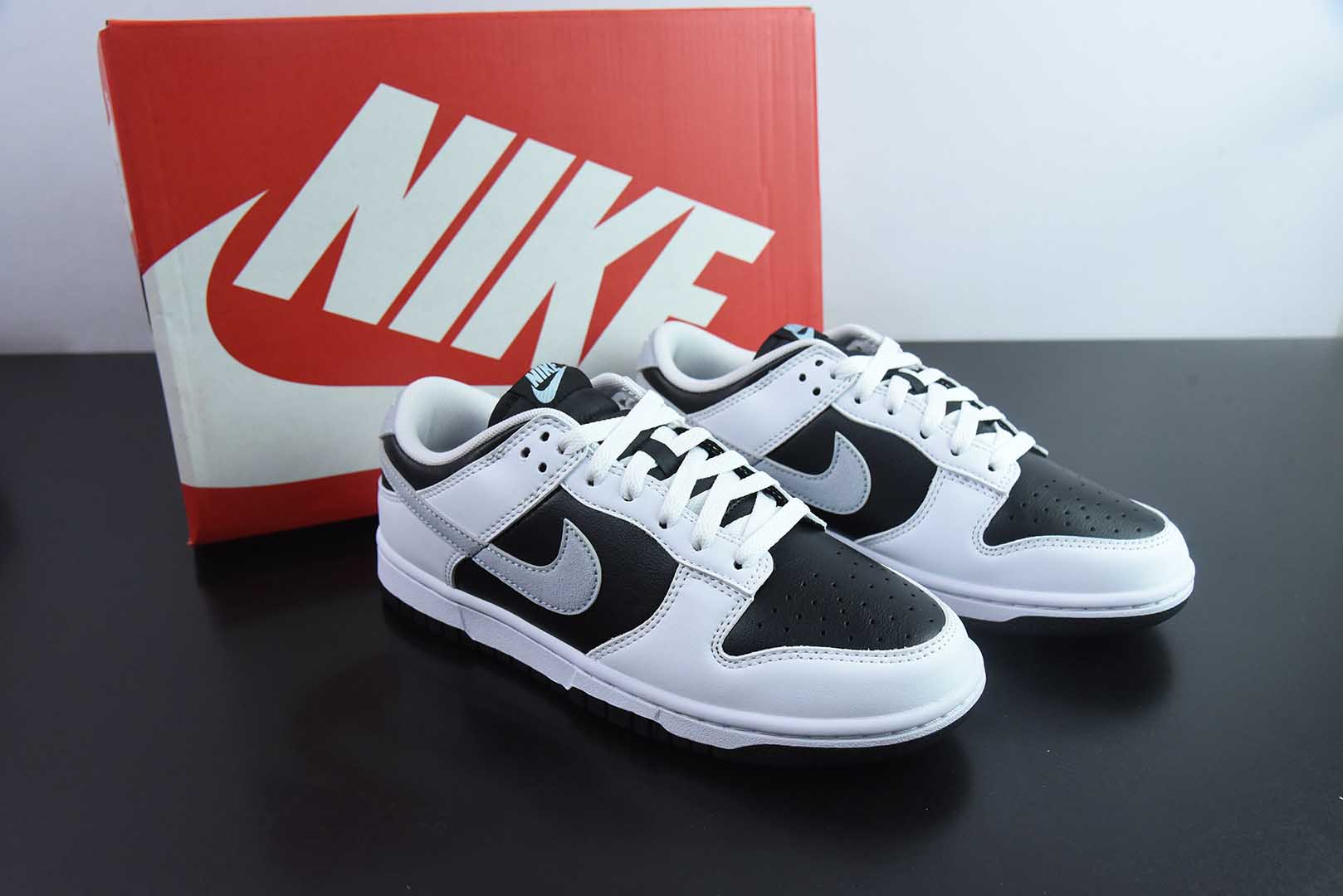 耐克Nike Dunk SB Low 反转熊猫2.0SB低帮休闲滑板鞋纯原版本 货号：IB4620-141
