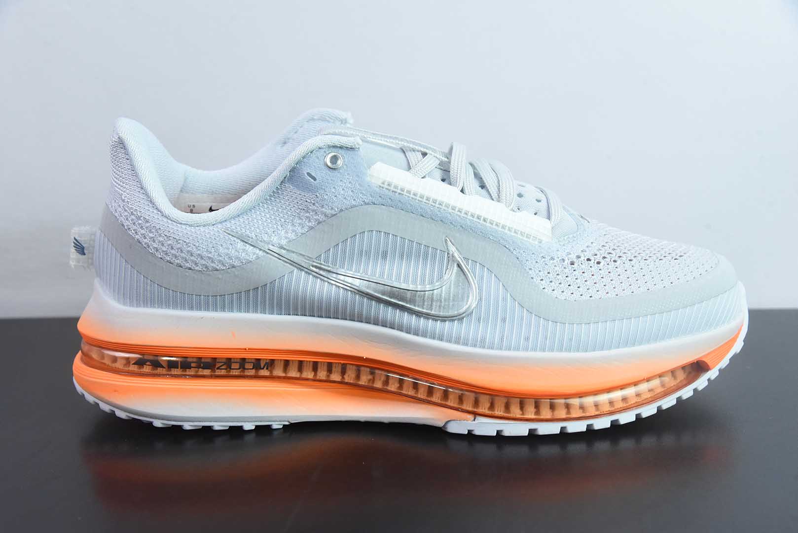 耐克 Nike Air Zoom Pegasus Premium 耐克灰蓝橙网面全掌气垫缓震跑鞋纯原版本 货号：HQ2592-002