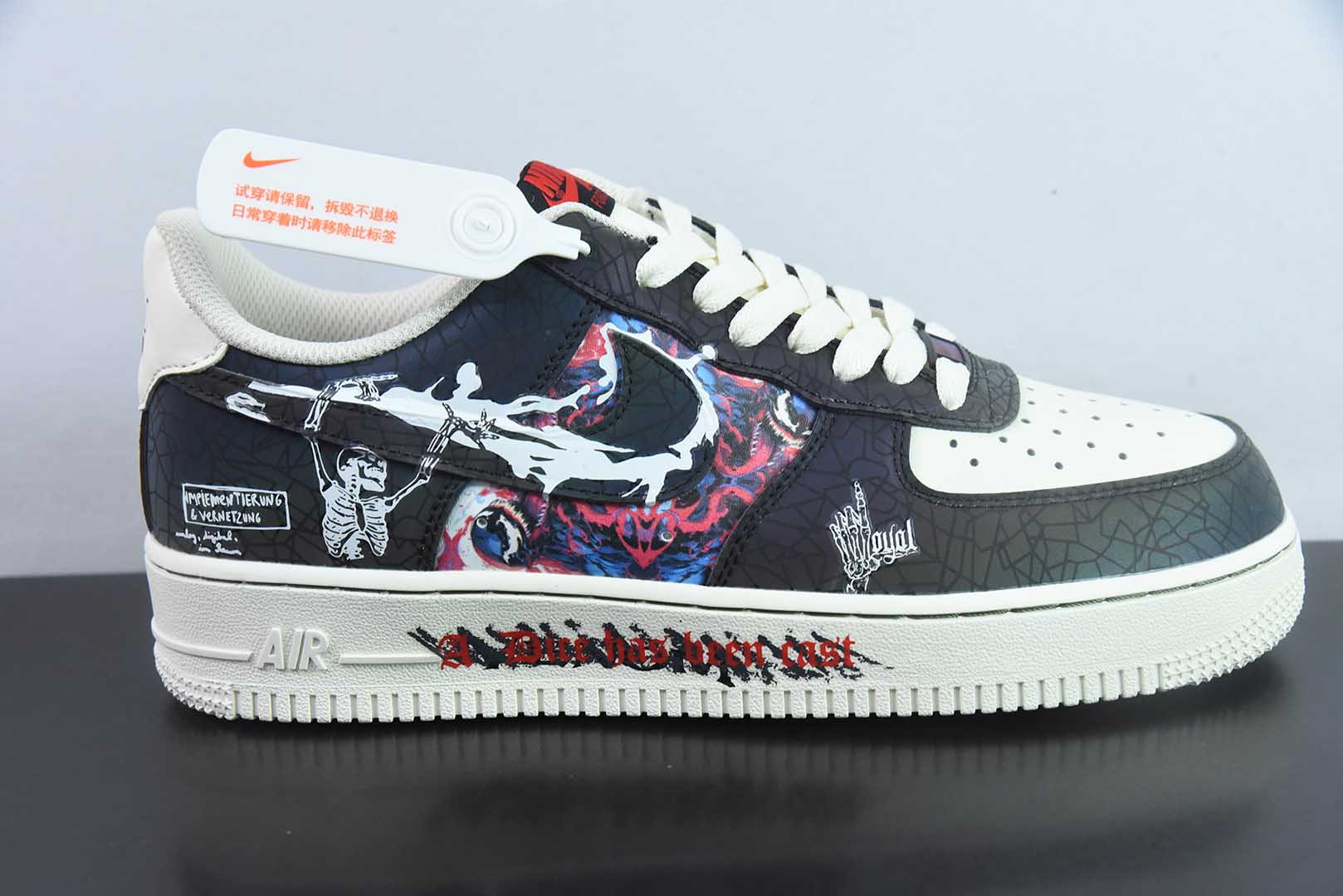 耐克Nike Air Force 1'07 Low Happy To End 快乐至死空军一号低帮休闲板鞋纯原版本 货号：DY2032 - 320