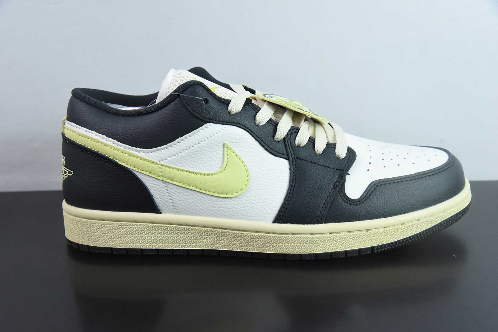 乔丹Jordan Air Jordan 1 85 Fall League AJ1黑白黄低帮男子文化篮球鞋纯原版本 货号：HQ3009-003