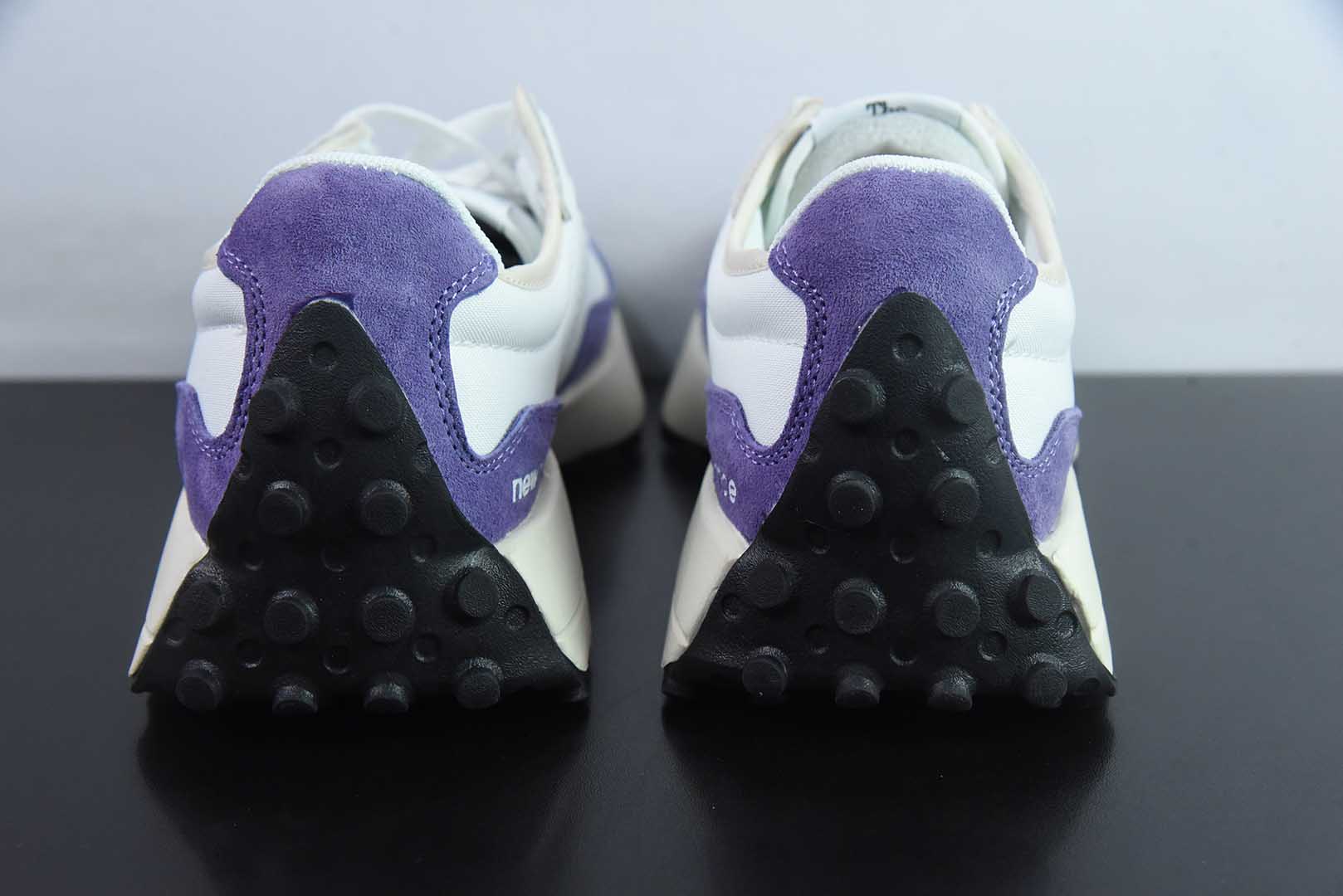 新百伦New Balance MS327系列黑白紫复古休闲运动慢跑鞋纯原版本 货号：MS327FE-2