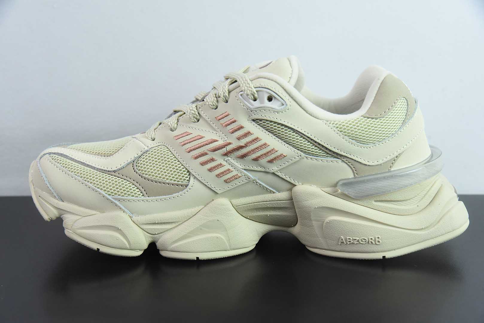 新百伦 Joe Freshgoods x New Balance NB9060联名款杏白枣红复古休闲运动慢跑鞋纯原版本 货号：U9060ZGC