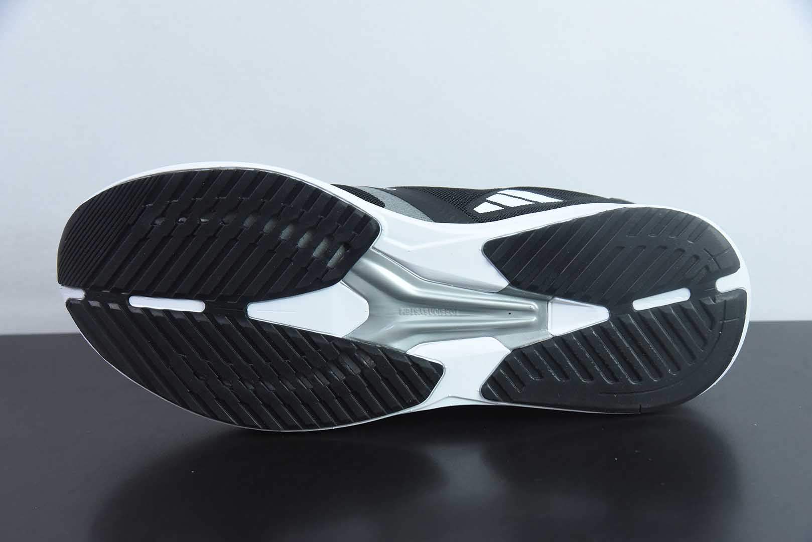 阿迪达斯Adidas Adizero RC 4 阿迪黑白网面透气运动跑鞋纯原版本 货号：GX8153