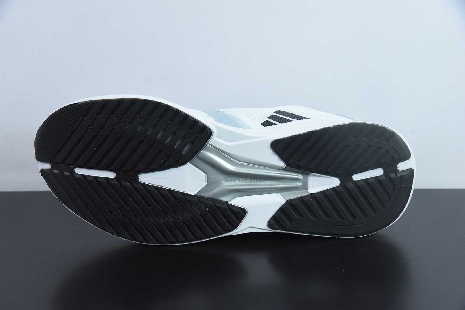 阿迪达斯Adidas Adizero RC 4 阿迪白灰黑网面透气运动跑鞋纯原版本 货号：GX8152
