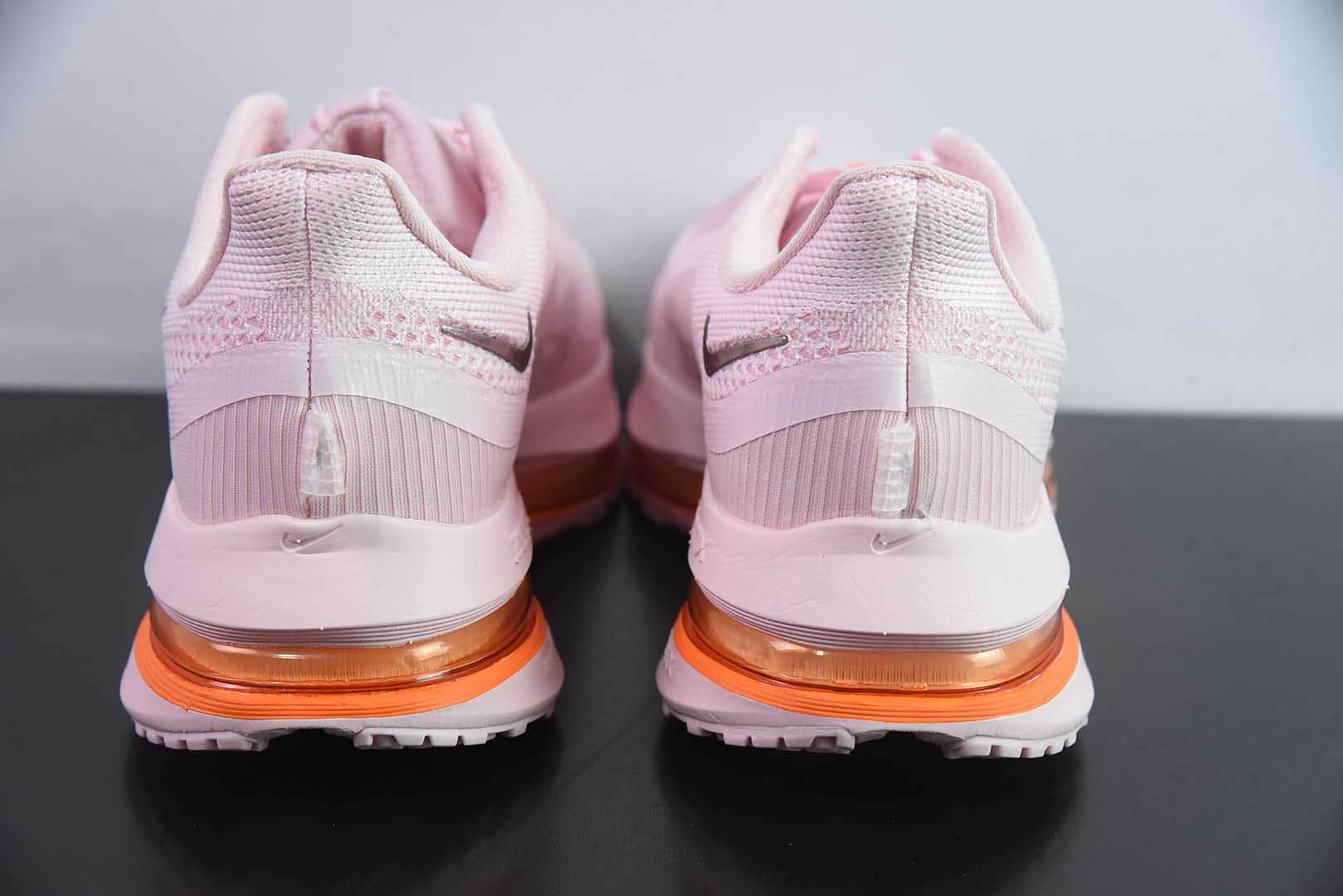 耐克Nike Air Zoom Pegasus Premium超级飞马粉橘灰勾网面全掌气垫跑鞋纯原版本 货号：HQ2592-601