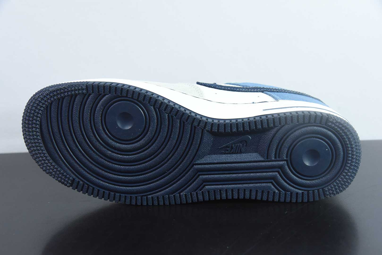 耐克Nike Air Force 1´07 Low LV联名灰蓝牛仔空军一号低帮休闲板鞋纯原版本 货号：SC0601-551