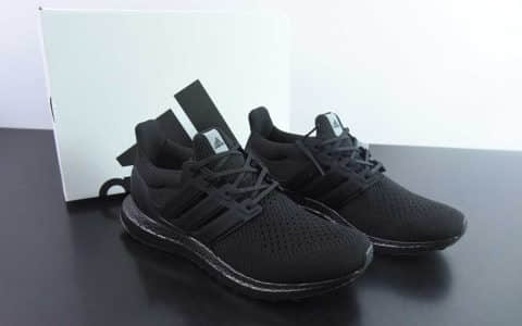 阿迪达斯 Adidas Ultra boost 1.0 UB初代纯黑爆米花休闲运动套脚慢跑鞋纯原版本 货号：HQ4199