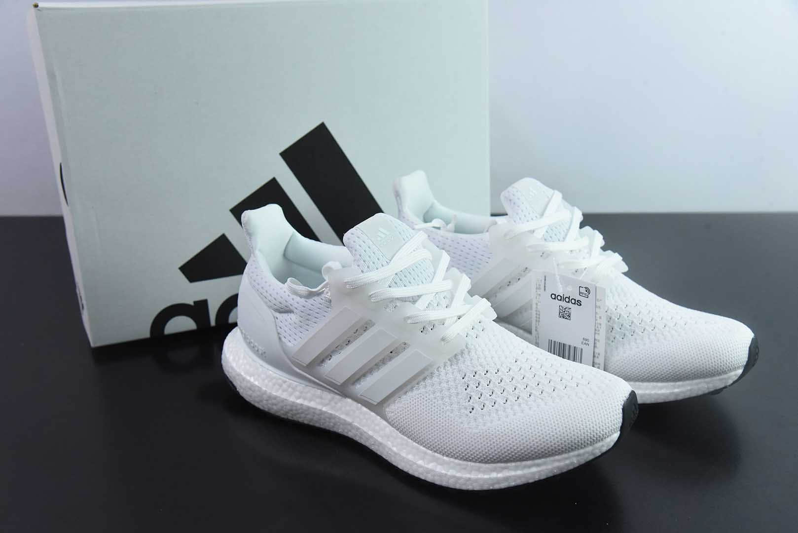 阿迪达斯 Adidas Ultra boost 1.0 UB初代纯白爆米花休闲运动套脚慢跑鞋纯原版本 货号：HQ4202
