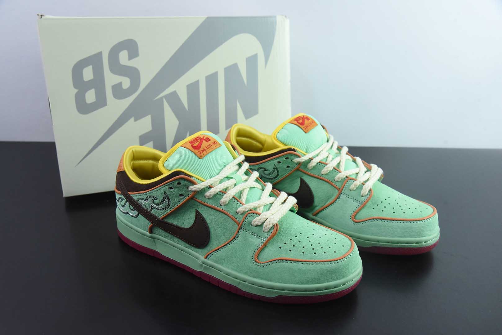 耐克Nike SB Dunk Low  Shenron  黑人月SB低帮运动休闲板鞋纯原版本 货号：HF3058-300