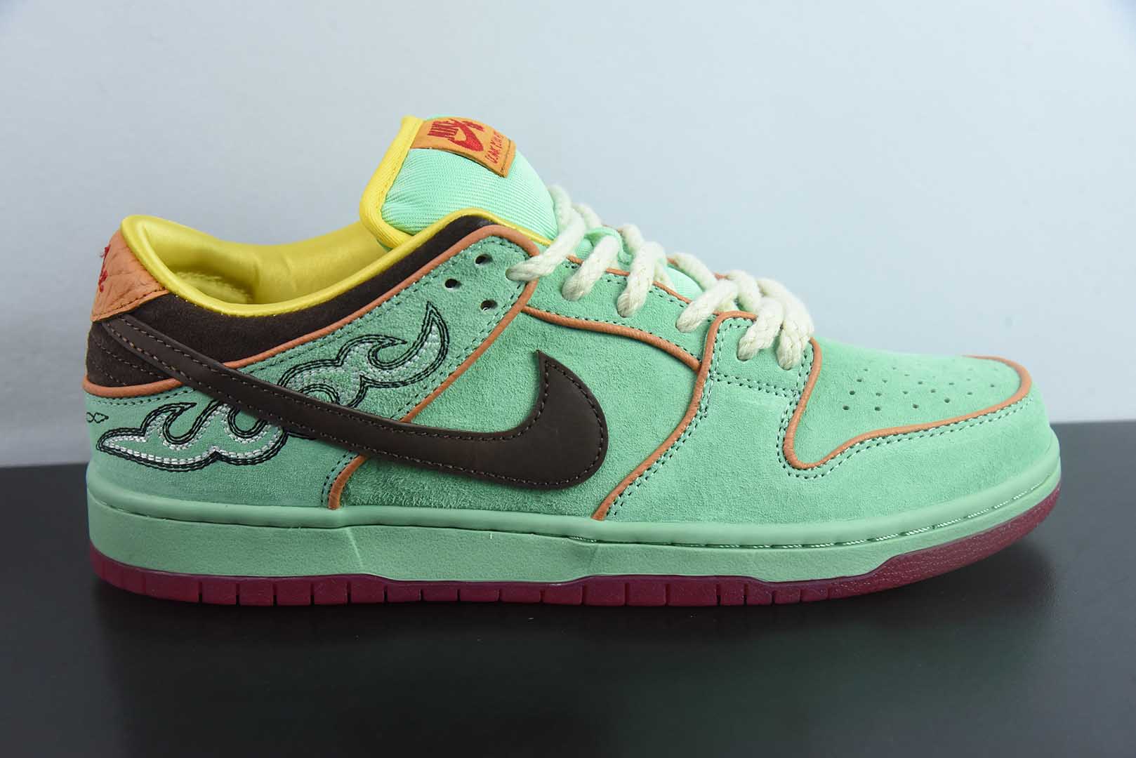 耐克Nike SB Dunk Low  Shenron  黑人月SB低帮运动休闲板鞋纯原版本 货号：HF3058-300