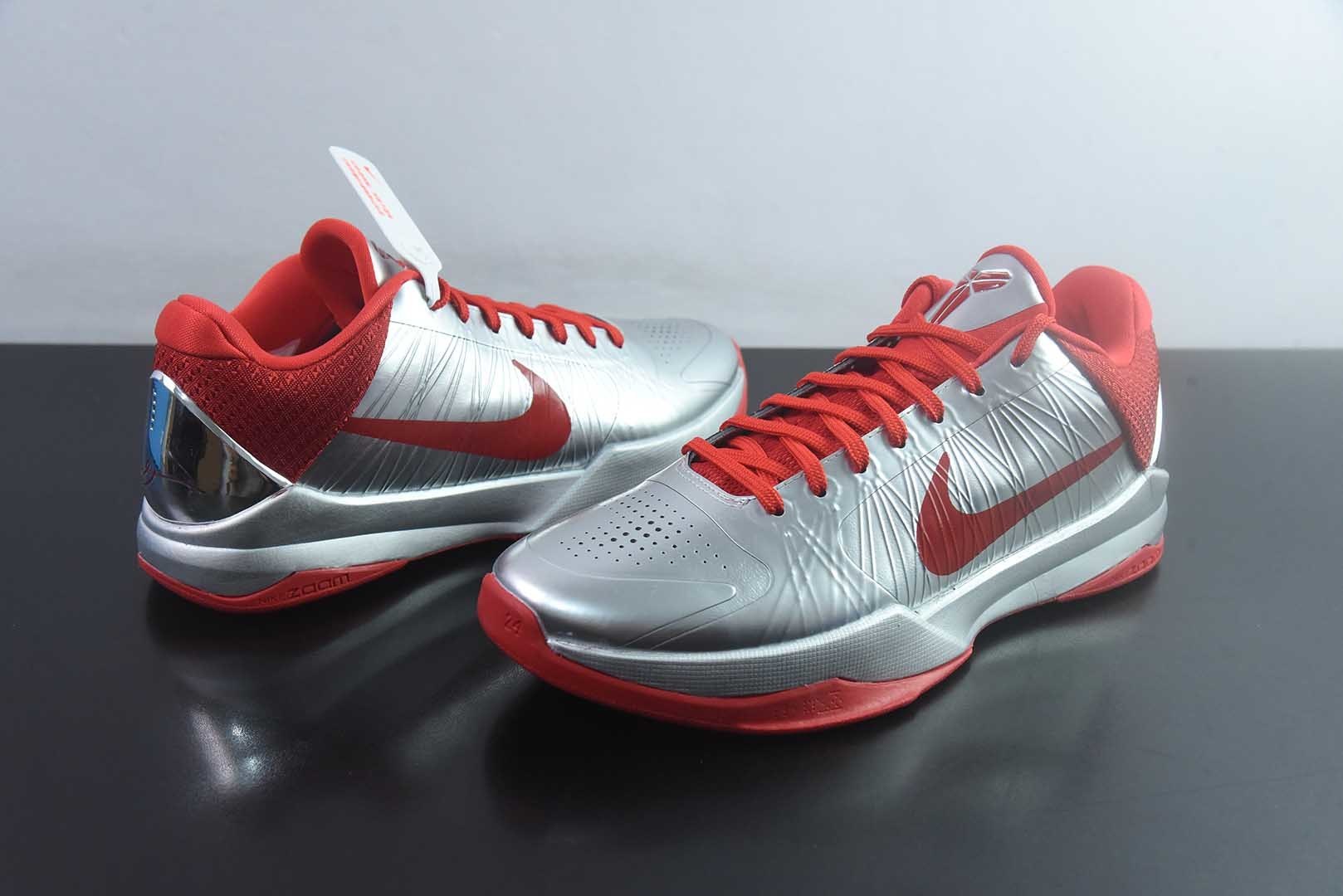 灭世版本 科比5代银红 Nike × Caitlin Clark Zoom Kobe 5 Protro 篮球鞋 纯原版本 货号:IV2712-001 detail image