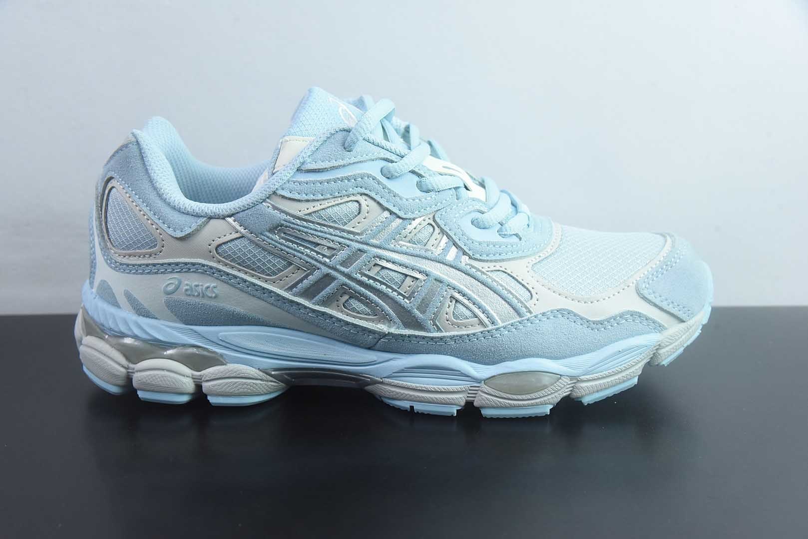 ASICS GEL-NYC 亚瑟士 透气网眼鞋面 配合部分合成革材质 采用全新AHAR 纯原版本 货号：1203A739-401 实拍细节图