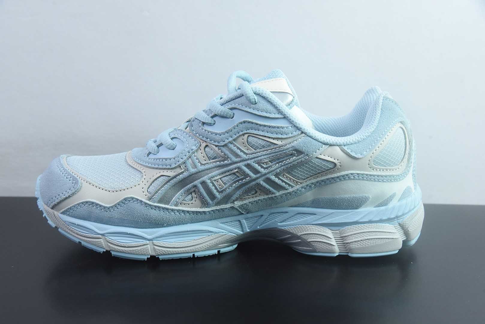ASICS GEL-NYC 亚瑟士 透气网眼鞋面 配合部分合成革材质 采用全新AHAR 纯原版本 货号：1203A739-401 实拍细节图