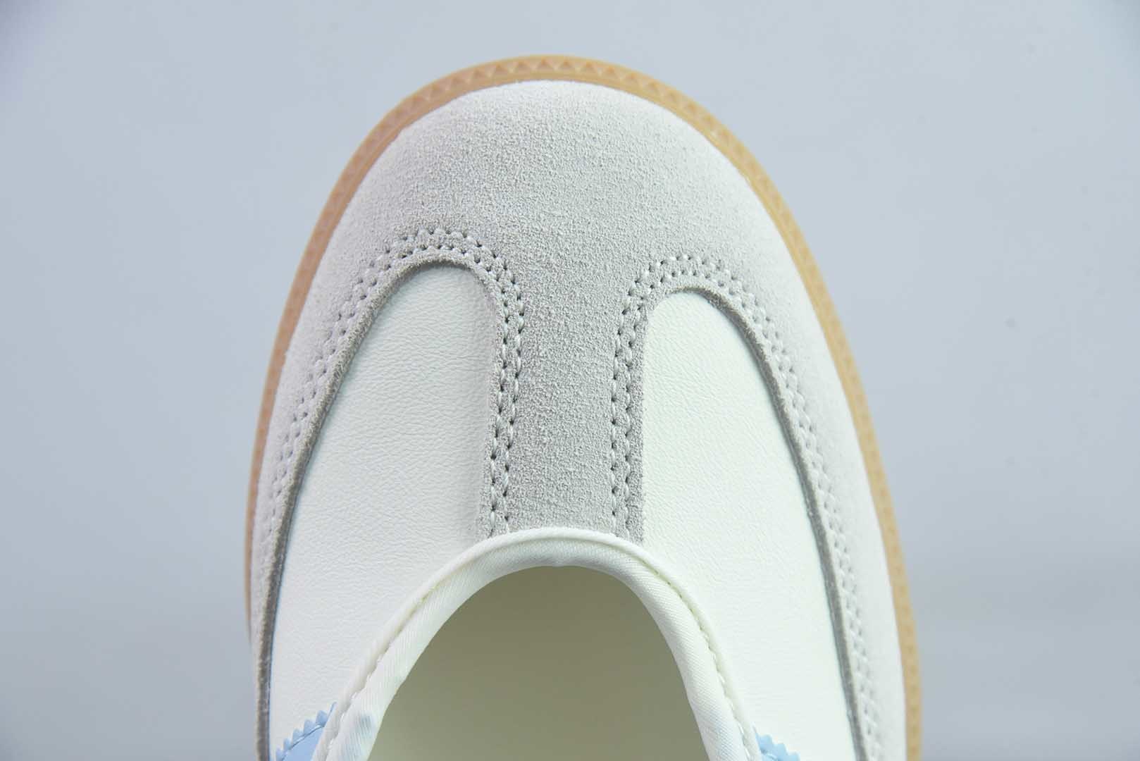 阿迪达斯 adidas originals Samba Jane 舒适柔软 玛丽珍鞋 女款 白蓝 纯原版本 货号:JR7339 实拍细节图