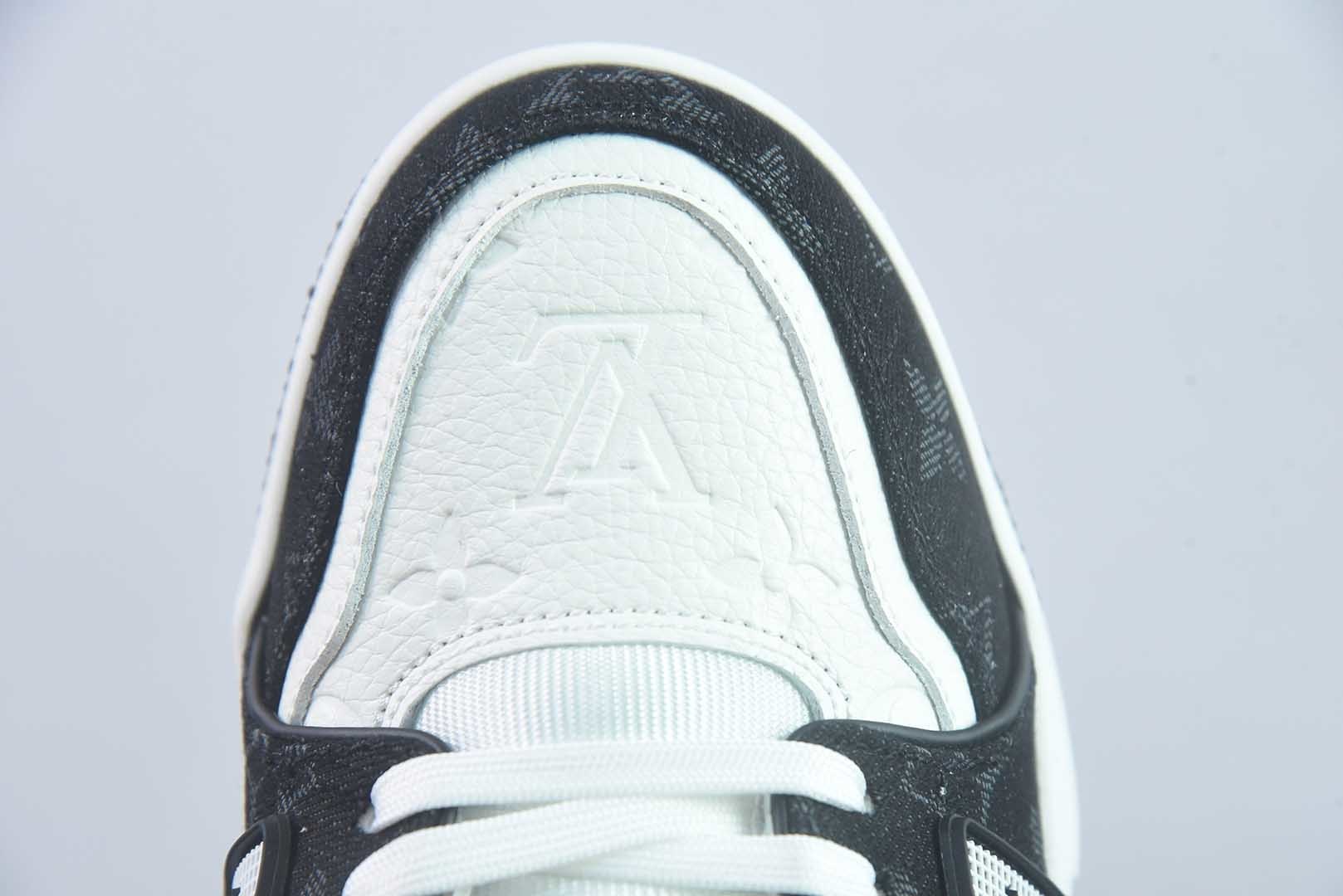 Louis Vuitton 路易威登 LV Trainer 黑白牛仔 35-46 纯原版本 实拍细节图