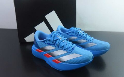 阿迪达斯 Adidas Adizero Evo SL ATR 阿迪 马拉松竞速跑步鞋/蓝银色 货号 纯原版本 货号：JR2023 主图