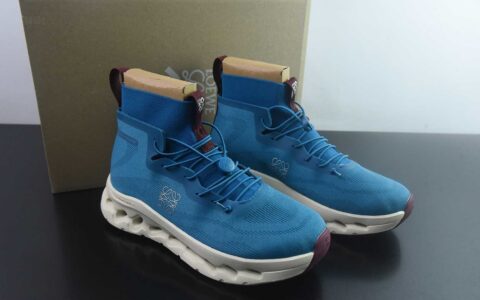 Loewe x On昂跑 Cloudtilt High 罗意威 联名轻量高帮运动 纯原版本 货号：L929282X43 8653