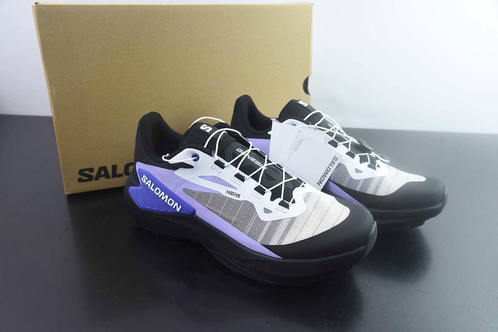 SALOMON萨洛蒙 GENESIS 时尚休闲运动男子越野跑鞋 官方 纯原版本 货号:477673 主图