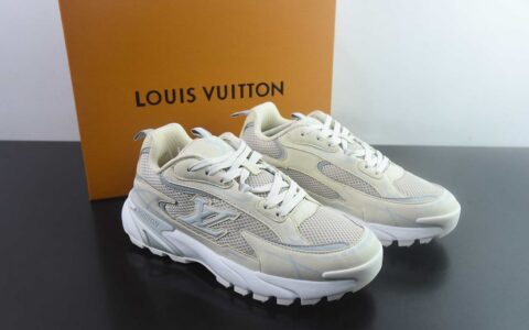 LOUIS VUITTON LV Tatic Runner 动感图案 厚底系带 低帮 生活休闲鞋 原装级高端礼盒+飞机 纯原版本