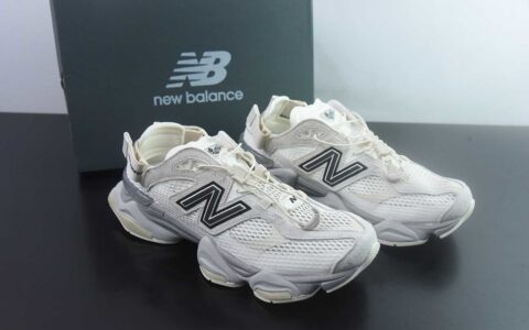 纯原版/C版 新百伦系列 NB9060一脚蹬穆勒凉拖鞋米白棕 凉鞋 半拖 纯原版本 货号：U90609IH