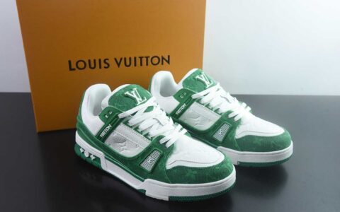 Louis Vuitton 路易威登 LV Trainer 白绿牛仔 35-46 纯原版本