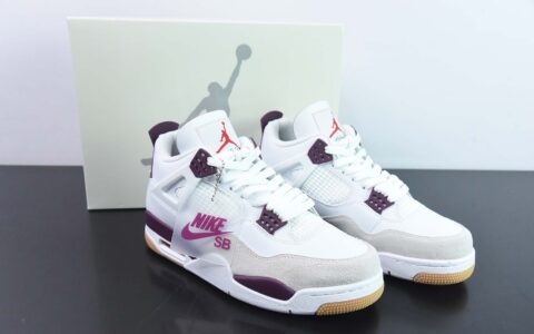 耐克 Nike SB x Air Jordan 4 AJ4 Pine Green SB 联 纯原版本 货号：DR5415-500 主图