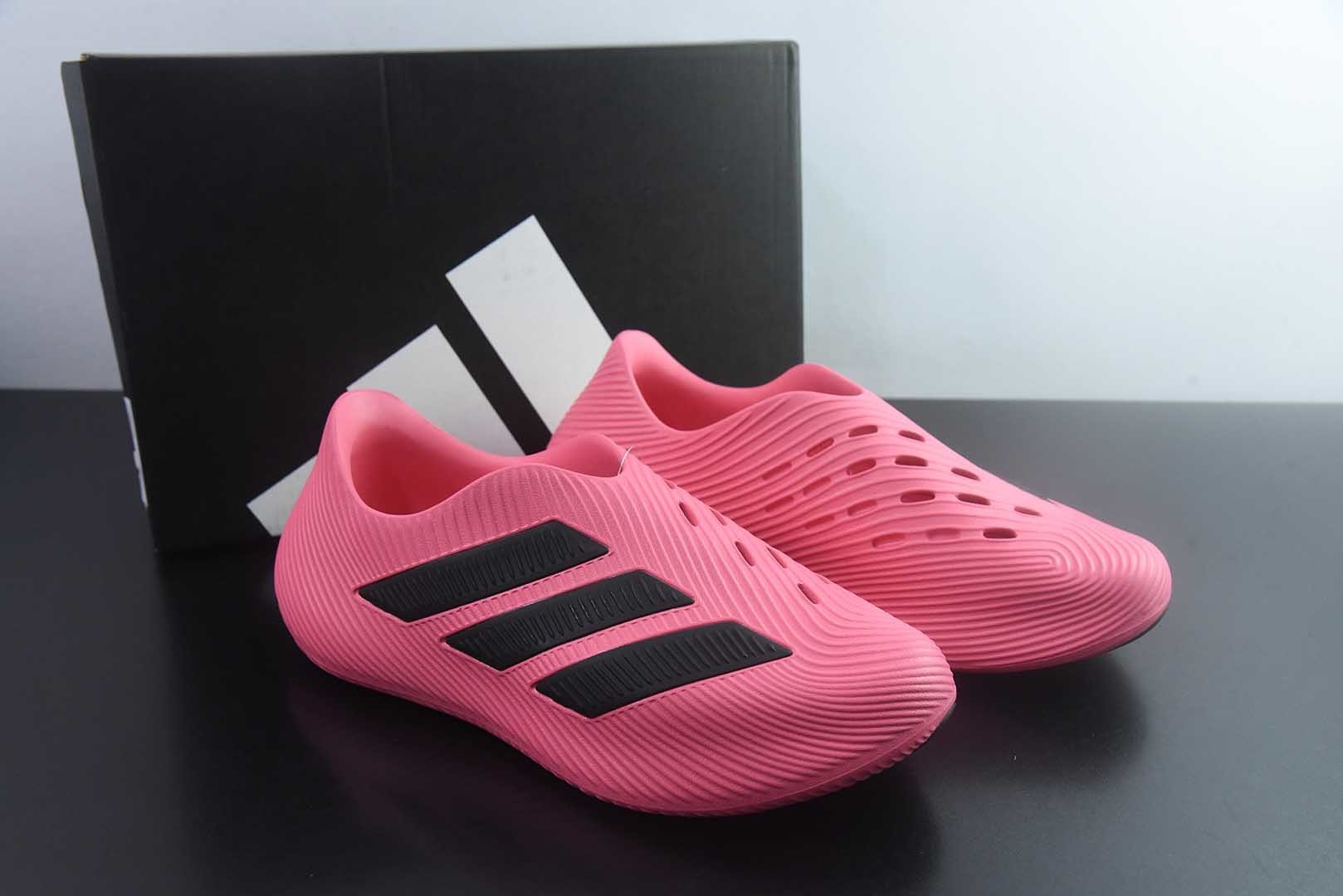 阿迪达斯 adidas Purechill 舒适贴合 生活休闲鞋 男女同款 货号:白黑KI0065纯原版本 主图
