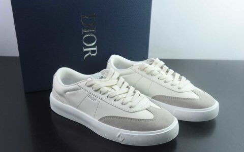 X1版本东莞纯原 Dior 迪奥B101 德训休闲时装板鞋 全灰麂皮款