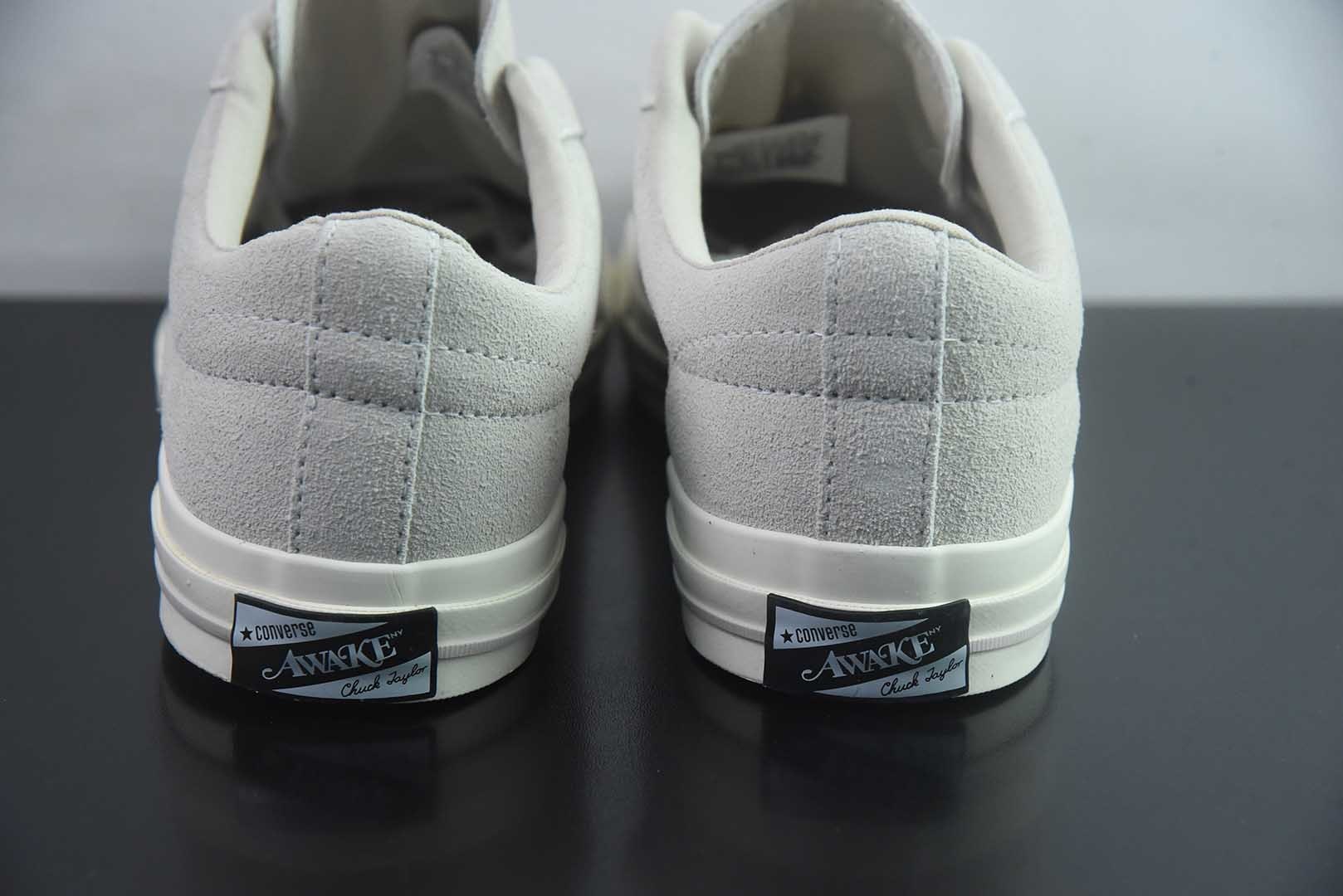 Awake NY x 匡威 Converse One Star Pro  货号：货号：货号：A07144C 米白 纯原版本 实拍细节图