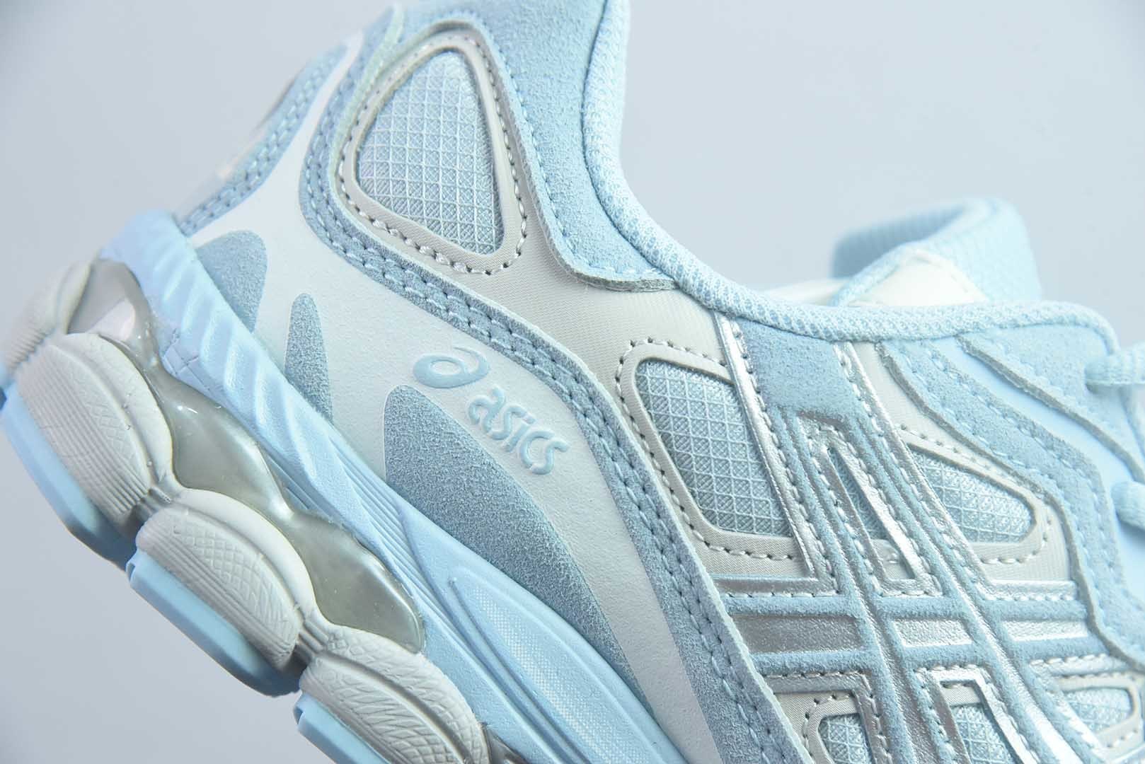 ASICS GEL-NYC 亚瑟士 透气网眼鞋面 配合部分合成革材质 采用全新AHAR 纯原版本 货号：1203A739-401 实拍细节图