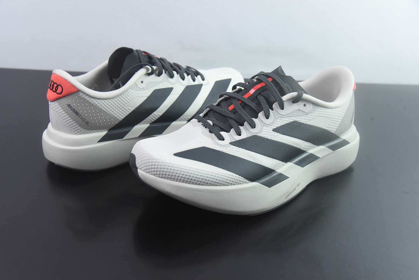 阿迪达斯 Adidas Adizero Evo SL 阿迪超轻透气缓震跑鞋 纯原版本 货号:KJ3670 实拍细节图