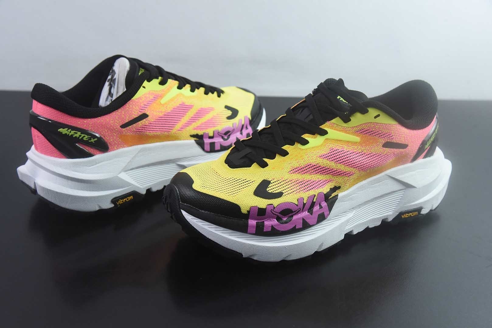 Hoka Mafate X 马法特厚底轻量山地跑步鞋 低帮专业越野跑步鞋 实拍首发 纯原版本 货号：1161990 实拍细节图