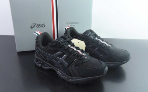 纯原 THOM BROWNE 汤姆·布朗 × Asics 亚瑟士 GEL-Kayano 14 联名款低帮运动休闲跑步鞋 1203B110-001 头部一线大厂出品 真正原版开发 高端零售专供品质 区别市面先行通货版本注意⚠️售后需配件完整 主图