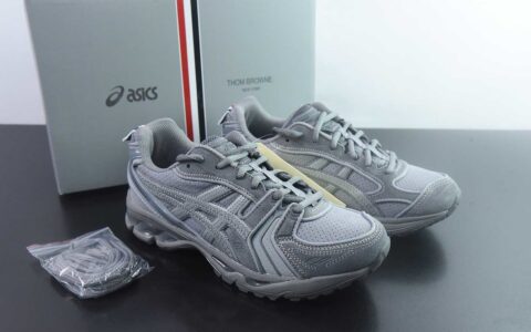 纯原 THOM BROWNE 汤姆·布朗 × Asics 亚瑟士 GEL-Kayano 14 联名款低帮运动休闲跑步鞋 1203B110-020 头部一线大厂出品 真正原版开发 高端零售专供品质 区别市面先行通货版本注意⚠️售后需配件完整 主图