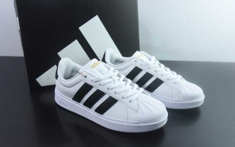 阿迪达斯 Adidas STREETTALK 贝壳头3.0 黑白低帮休闲板鞋 纯原版本 货号：JP8275 主图