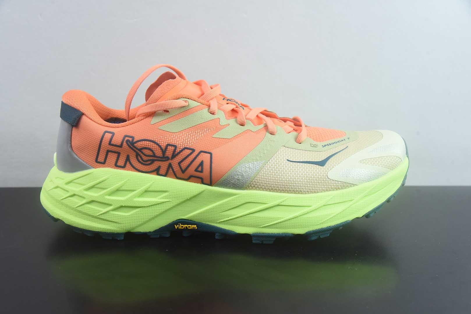 霍伽 HOKA ONE ONE Speed Goat 7 1171928/PYZ 黄色跑步鞋 纯原版本 货号：GLF26450839 实拍细节图