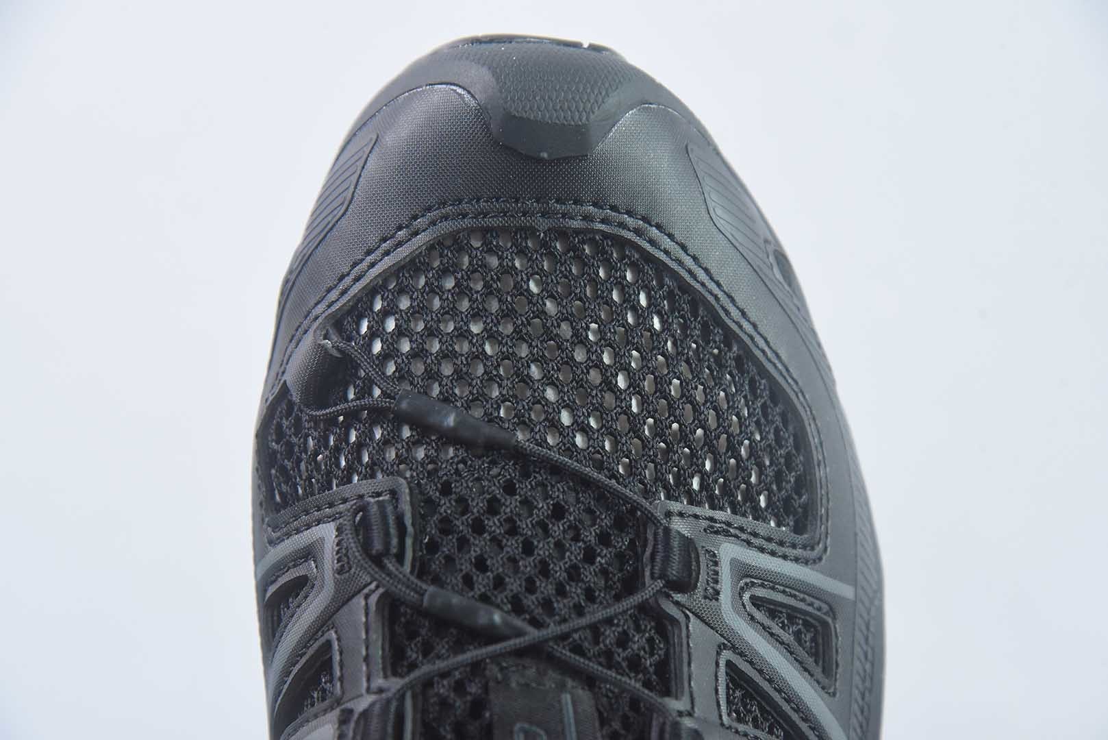 萨洛蒙 SALOMON XA PRO 3D AMPHIB 舒适柔软半 黑色拖鞋 外穿 水陆两栖涉水户外透气 机能潮流镂空 防滑防臭抓地支撑减震轻便 溯溪鞋 纯原版本 货号:477400 实拍细节图