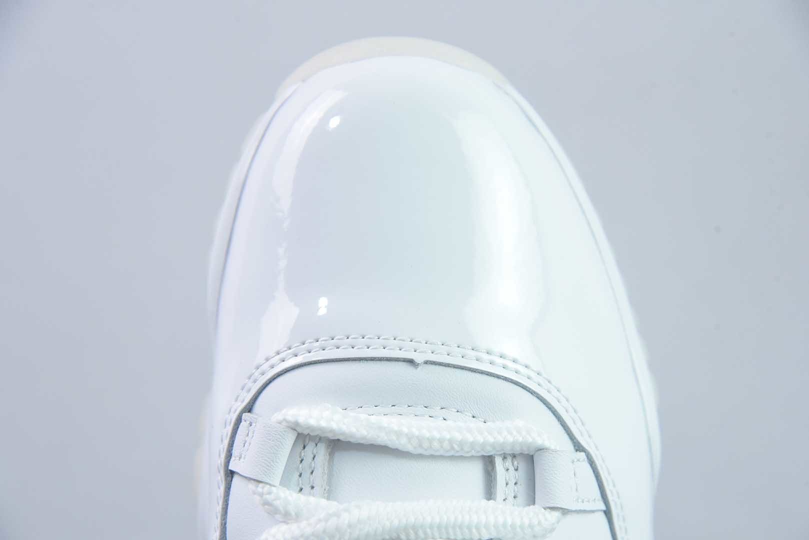 乔丹 Air Jordan Comme des Garçons x 11 CDG SO AJ11乔11 CDG联名 男子 白色文化篮球鞋 IV7639-100 纯原版本 货号：IV7639-100 实拍细节图