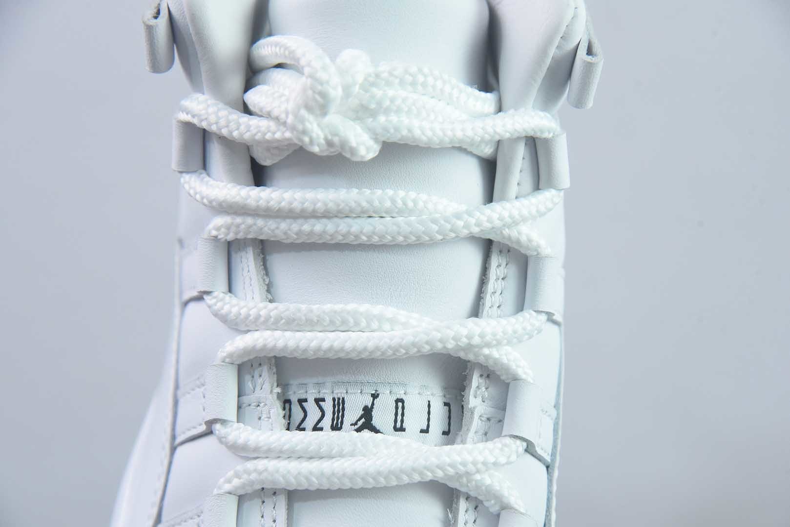 乔丹 Air Jordan Comme des Garçons x 11 CDG SO AJ11乔11 CDG联名 男子 白色文化篮球鞋 IV7639-100 纯原版本 货号：IV7639-100 实拍细节图