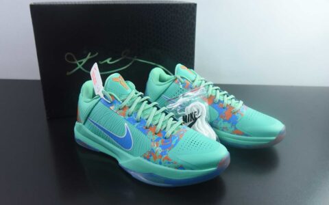 耐克 Nike Zoom Kobe 5 Chaos 科比5 男子 绿色实战篮球鞋 IX1200-300 纯原版本 货号：GCG20395855 主图