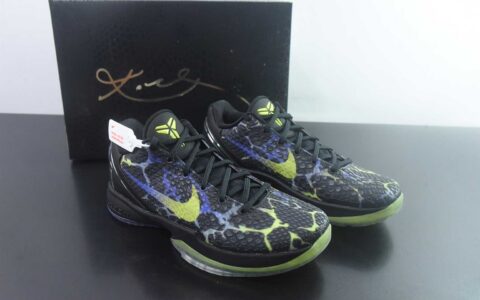 耐克 Nike KOBE 6 科比 6 代 男子 蓝实战篮球鞋 纯原版本 货号：IO6261-001 主图