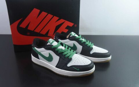 乔丹 Air Jordan 1 Low AJ1 乔1松 低帮复古 绿文化篮球鞋 IR2283-030 纯原版本 货号：RAJD13654932 主图