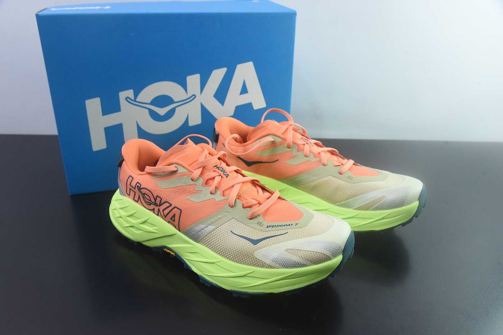 霍伽 HOKA ONE ONE Speed Goat 7 1171928/PYZ 黄色跑步鞋 纯原版本 货号：GLF26450839 主图