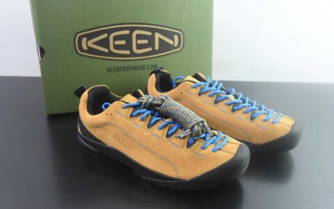 科恩 KEEN 总裁版本 Jasper 牛皮 舒适百搭 户外功能鞋 男女款 1002661 粉白 纯原版本 货号：黄棕 主图