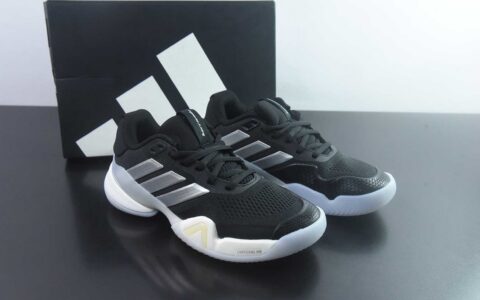 阿迪达斯 Adidas Barricade 14 W 阿迪透气缓震复古 黑色跑步鞋 纯原版本 货号：JR1764 主图
